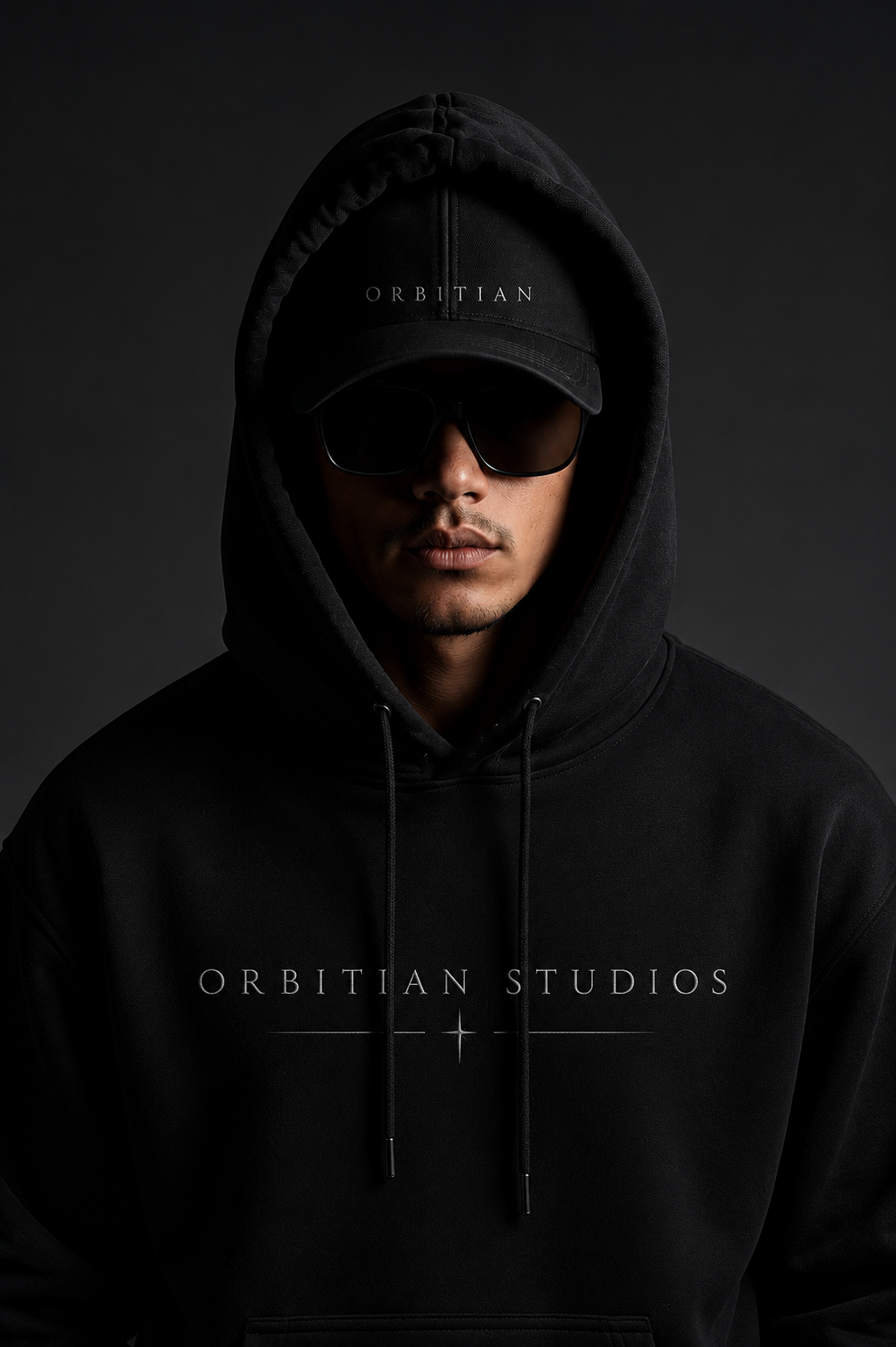 Sudadera negra Orbitian